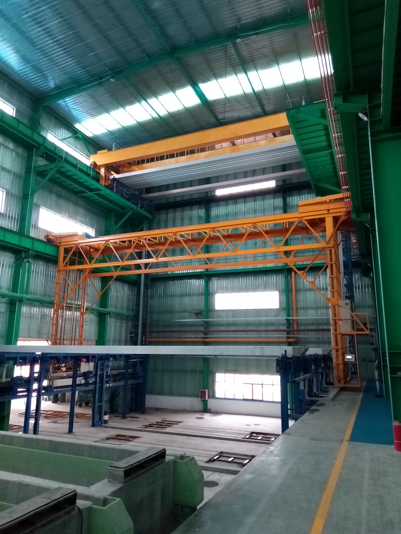 2021年投產的氧化電泳生產線